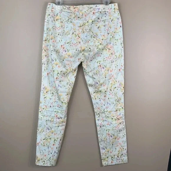 Brooks Brothers light blue floral Natalie fit pants sz 6 - Picture 5 of 8